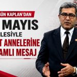Düzgün Kaplan'dan anlamlı mesaj
